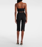 Staud Leone high-rise capri pants