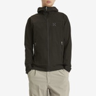 Haglöfs Men's Rosson Softshell Hooded Jacket in True Black