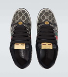 Gucci Screener GG leather-trimmed sneakers