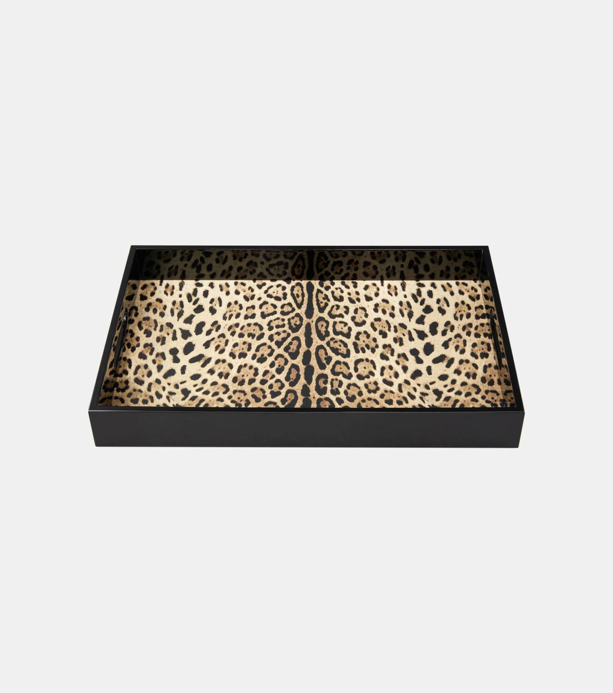 Dolce&Gabbana Casa Leopardo wooden tray