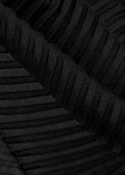 Issey Miyake Pleated Fine-knit Scarf - Black - One Size