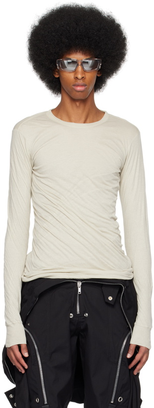 Photo: Rick Owens Off-White Double Long Sleeve T-Shirt