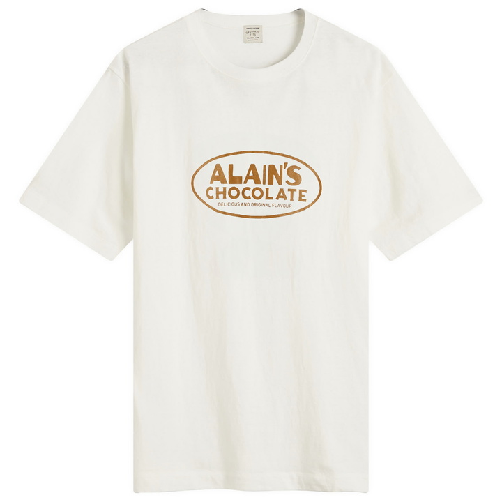 Photo: Ordinary Fits Men's Alain Printed T-Shirt in Off-White
