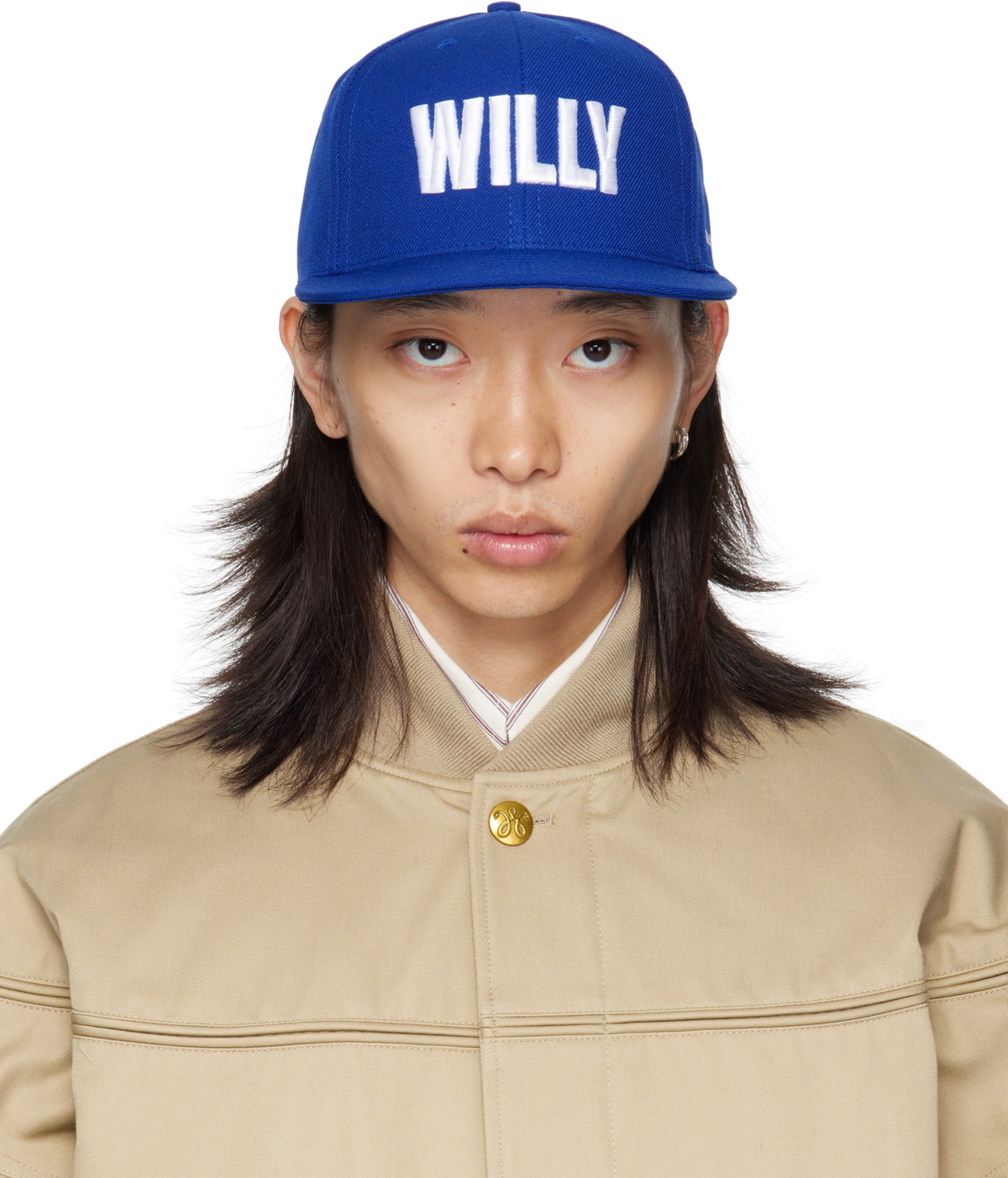 WILLY CHAVARRIA Black 'Bad Boy' Cap Willy Chavarria
