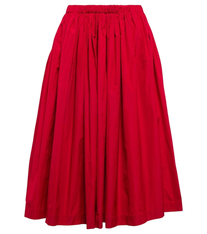 Photo: REDValentino Taffeta midi skirt