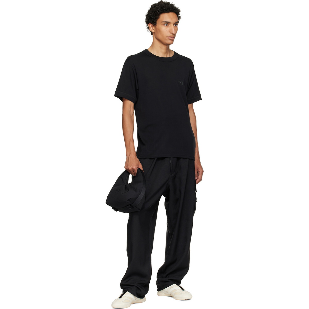 Y-3 Black Crescent Bag