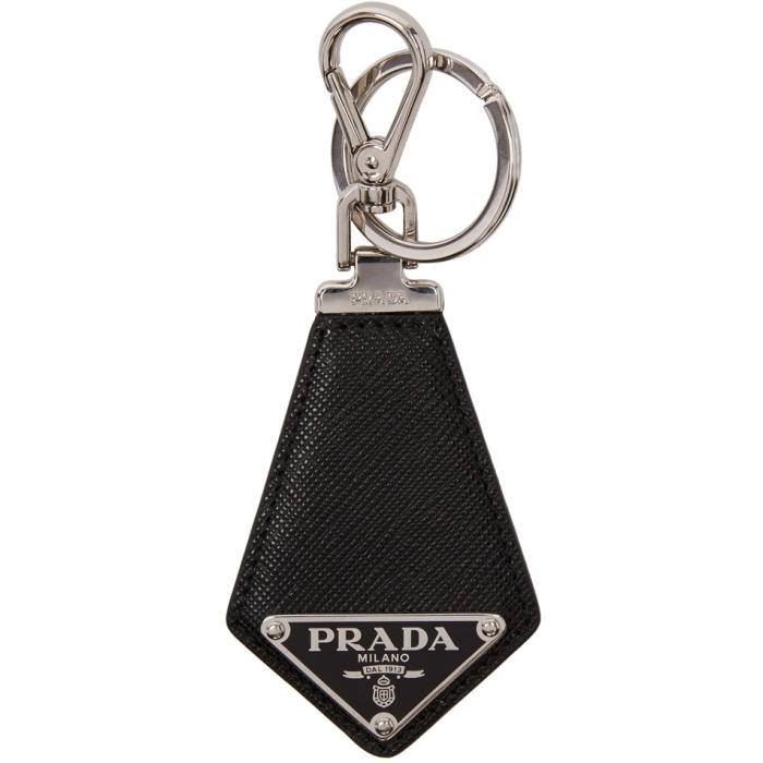 Photo: Prada Black Small Leather Keychain