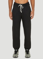 Drawstring Track Pants in Black