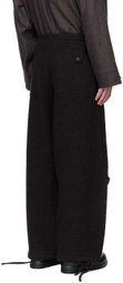 Aviva Jifei Xue Black Parachute Trousers