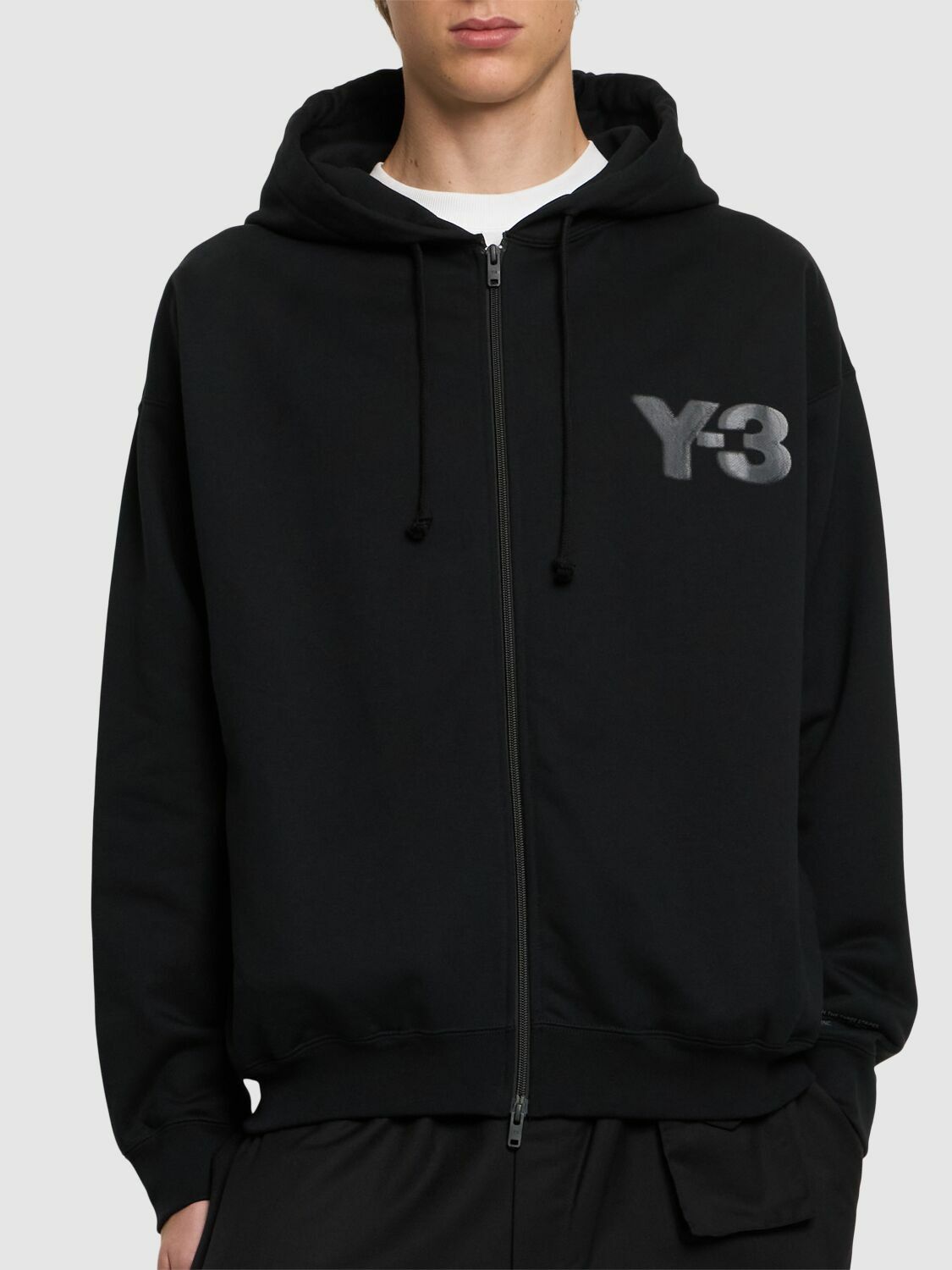 Double Zipper Logo Hoodie YLS0350