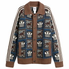 Adidas Men's x CLOT Crafted Crochet Cardigan in Cream White