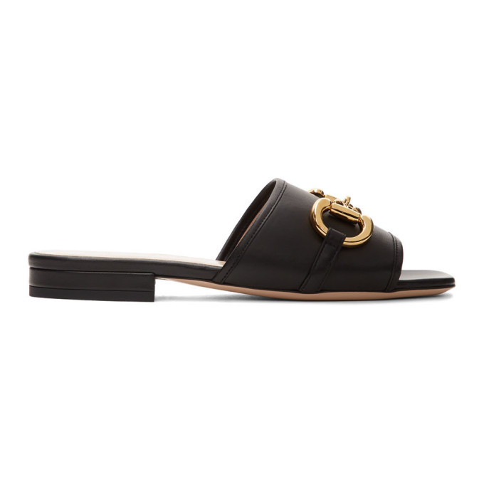 Gucci Black Horsebit Sandals Gucci