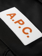 A.P.C. - Logo-Appliquéd Tech-Canvas Messenger Bag