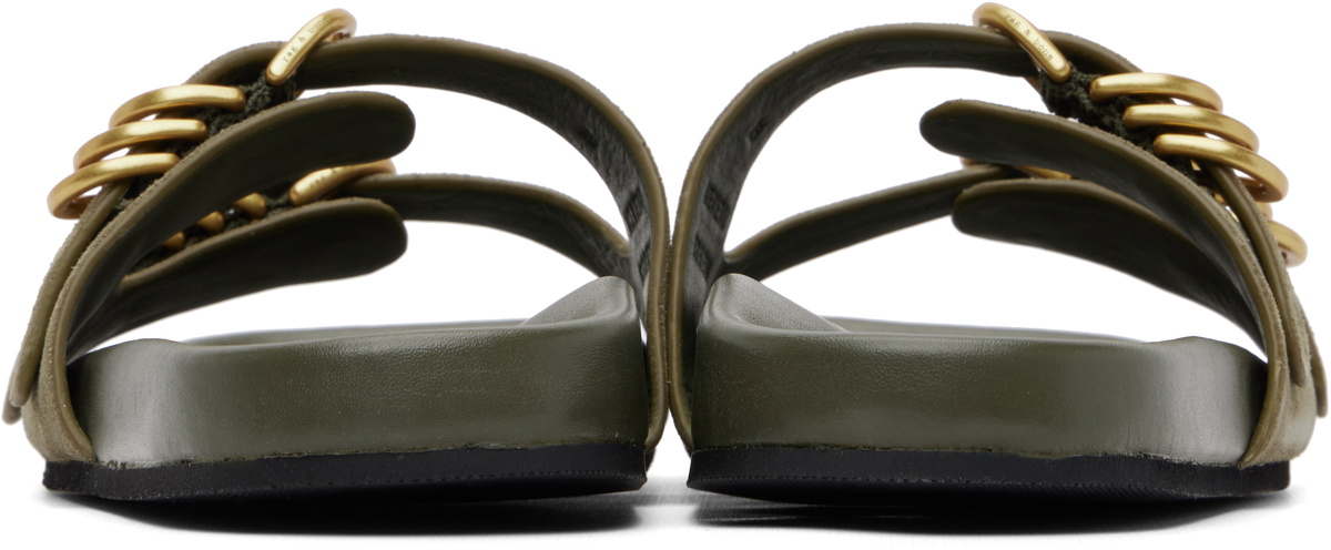 rag & bone Khaki Rue Suede Sandals