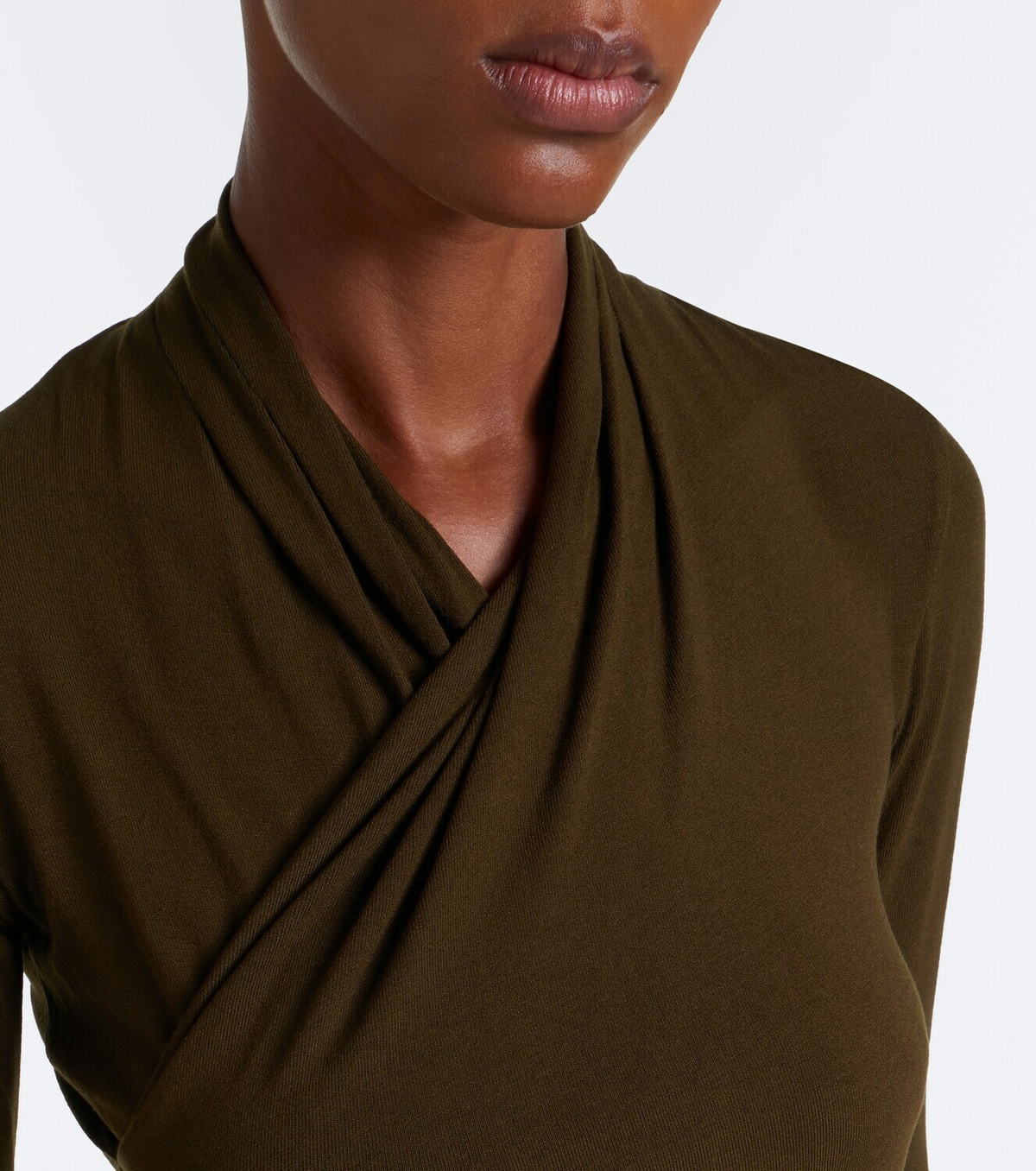 Vince Fixed jersey wrap top
