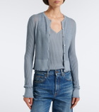 Chloé Knitted wool top and cardigan set