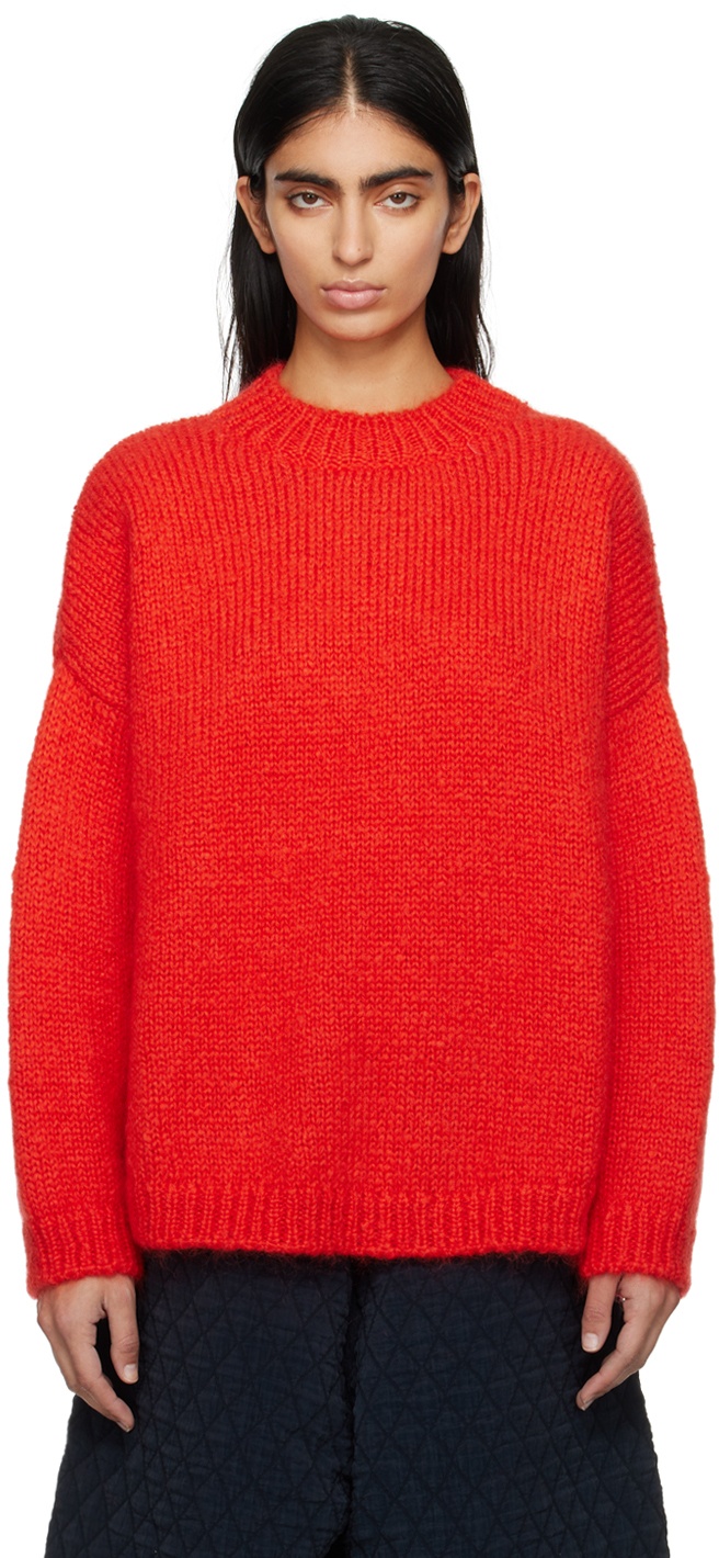 Cordera Orange Crewneck Sweater CORDERA