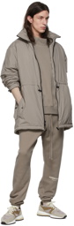 Essentials Taupe Polyester Jacket