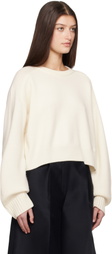 Loulou Studio Off-White Oversized Sweater