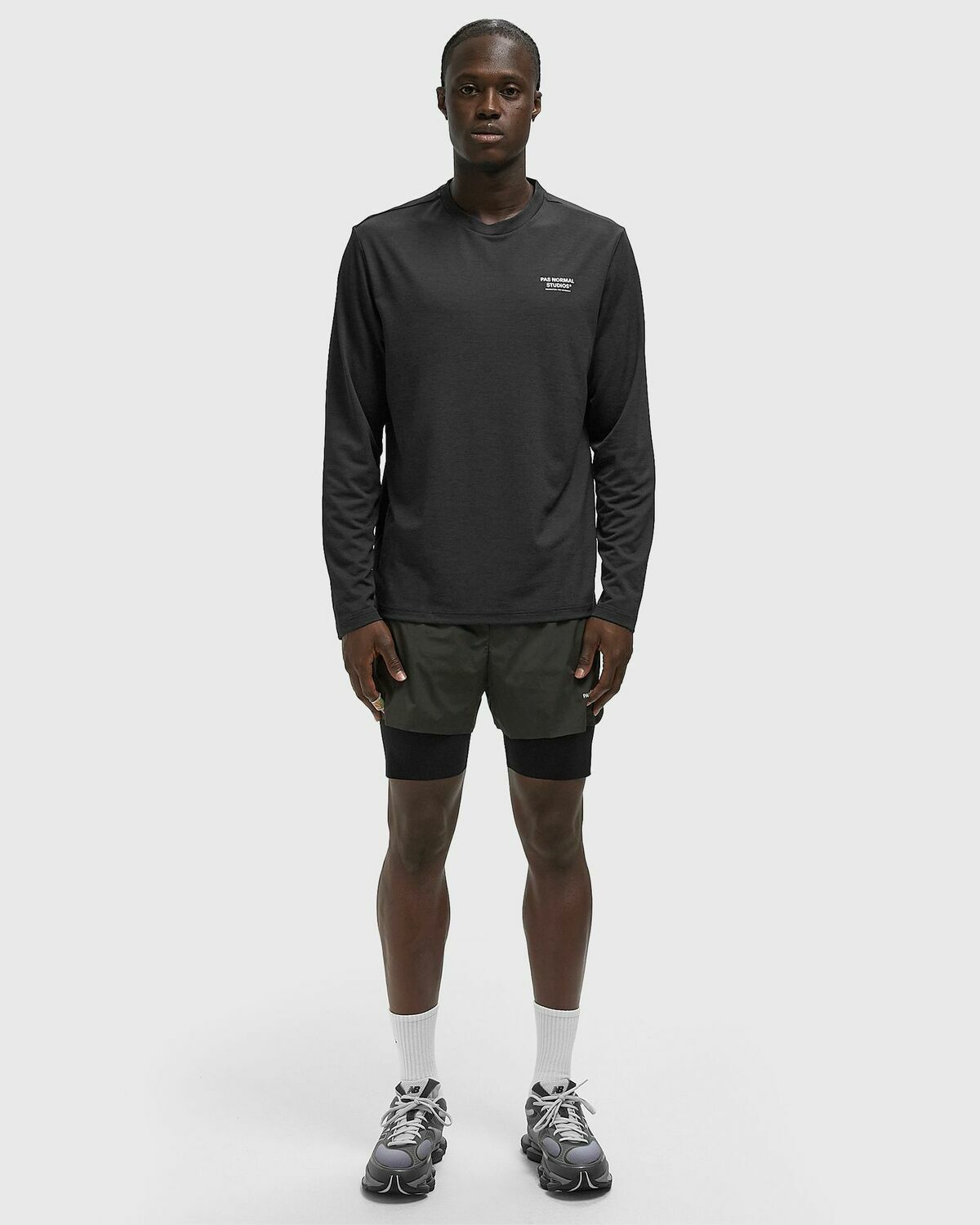 Pas Normal Studios Balance 2-in-1 Shorts Green Mens Sport & Team Short