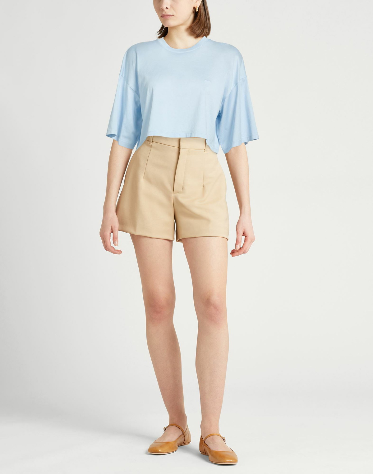 Jucca Womens T-shirt Sky in Blue