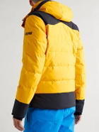 Colmar - Chamonix Two-Tone Quilted Hooded Down Ski Jacket - Yellow