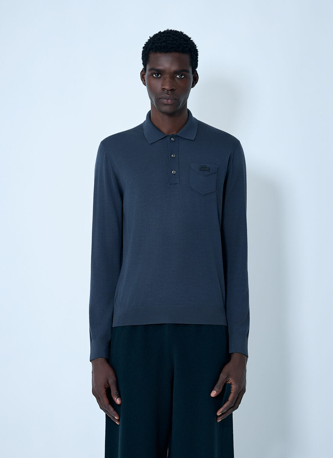 Lacoste Wool Polo Sweater