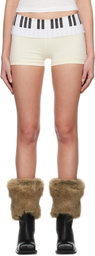 Praying Off-White Piano Shorts