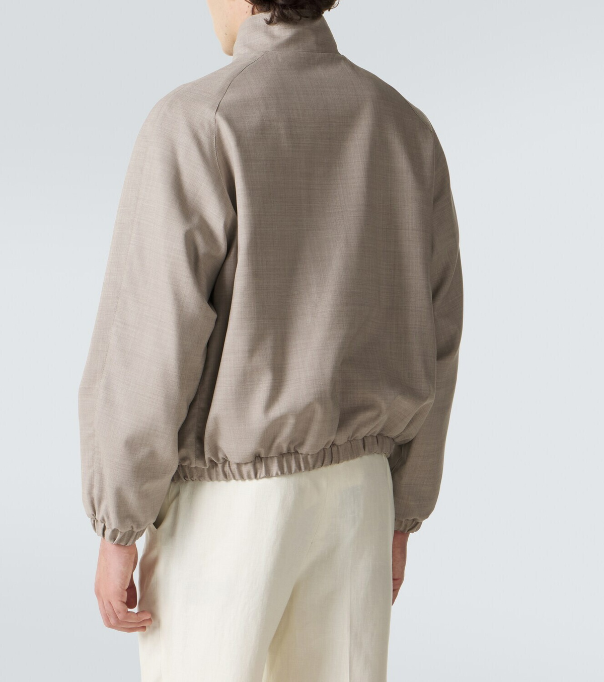 Stòffa Reversible wool bomber jacket