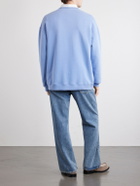 LOEWE - Anagram-Embroidered Cotton-Jersey Sweatshirt - Blue