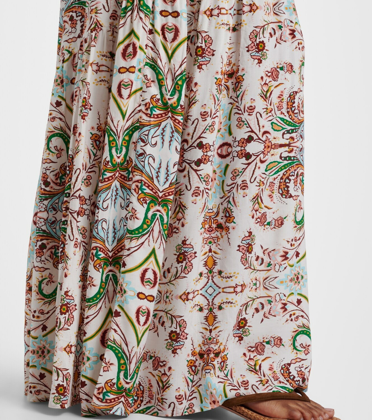Melissa Odabash Skylar tie-neck printed maxi dress