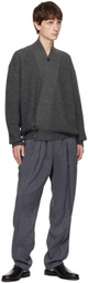 LEMAIRE Gray Wrap Cardigan