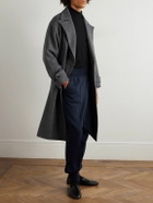 Loro Piana - Tapered Cotton-Jersey Sweatpants - Blue