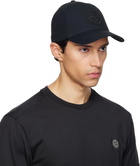 Stone Island Black 9100013 Cotton Reps Cap