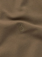 Bogner - Timo Logo-Print Cotton-Blend Piqué Golf Polo Shirt - Brown