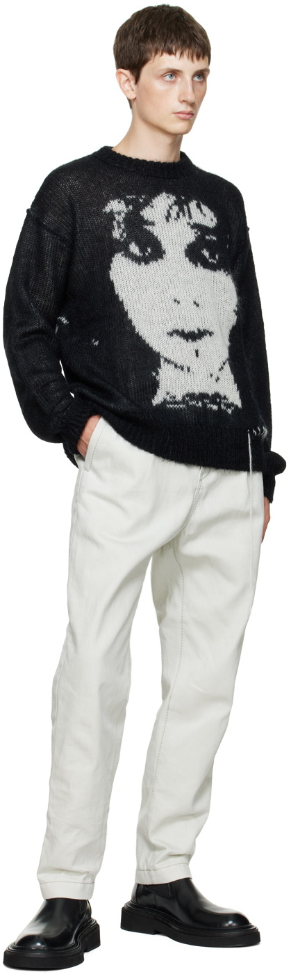 Isabel Benenato SSENSE Exclusive Black 'The Dreamer' Sweater