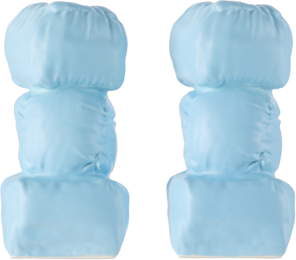 Completedworks Blue Stuffed Candle Holders
