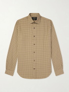 Purdey - Checked Cotton Shirt - Neutrals
