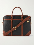 Mulberry - Heritage Leather-Trimmed Scotchgrain Briefcase