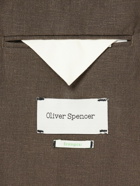 Oliver Spencer - Theobald Unstructured Linen Suit Jacket - Brown
