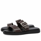 Vagabond Women's Connie Slip On Sandal in Chocolate
