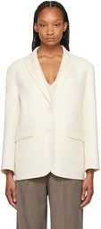 ANINE BING Off-White Quinn Blazer