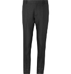 1017 ALYX 9SM - Black Slim-Fit Silk and Wool-Blend Jacquard Suit Trousers - Black