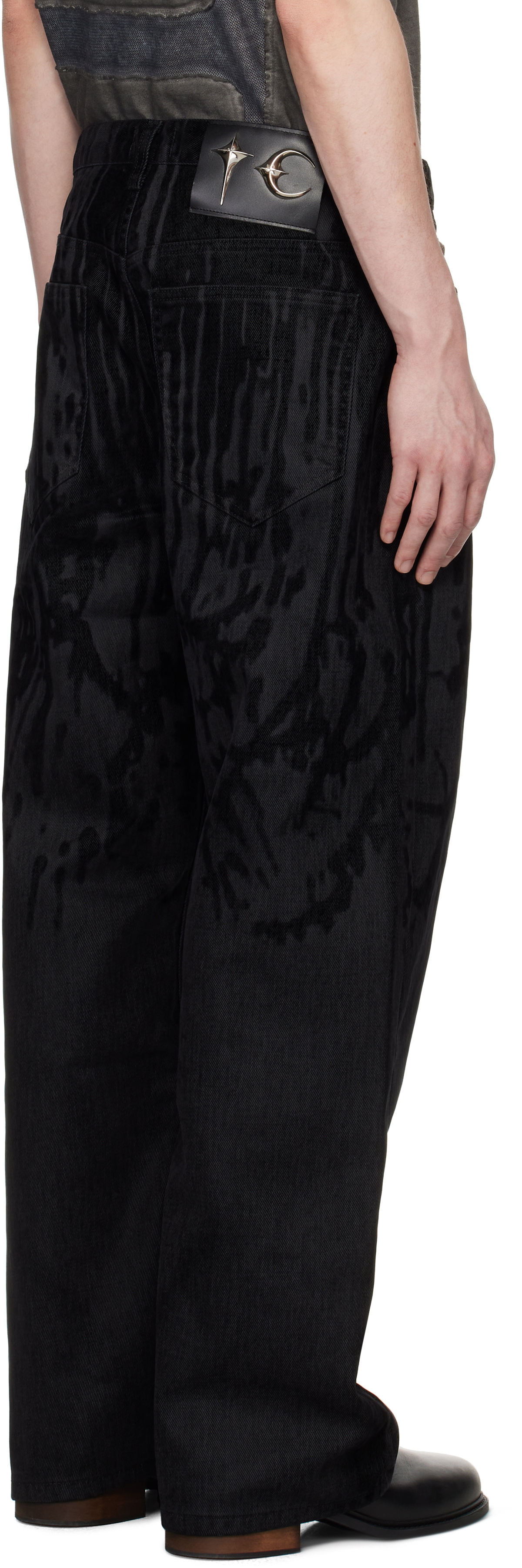 Thug Club Black Blood Lazered Jeans