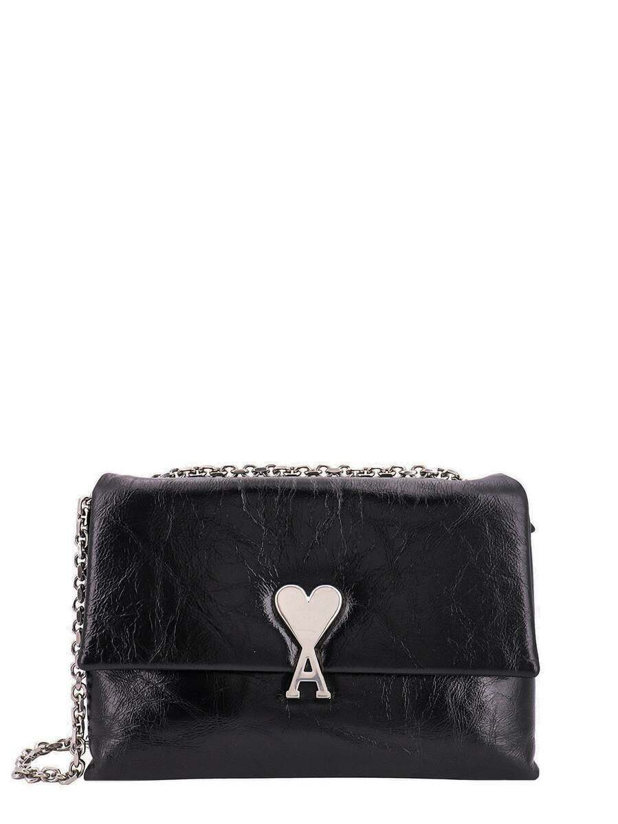 AMI PARIS - Woman - Black - Crossbody Bag