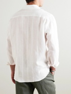 Orlebar Brown - Barkley Striped Cotton-Jacquard Shirt - White