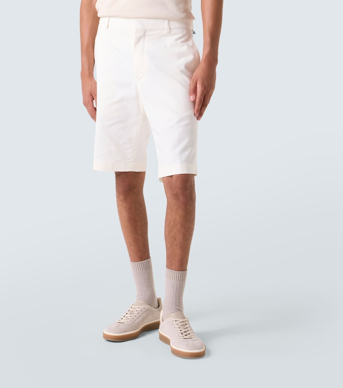Loro Piana Jarno cotton-blend Bermuda shorts
