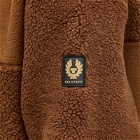 Belstaff Men's Stamford Quarter Zip Fleece in Bronze Brown