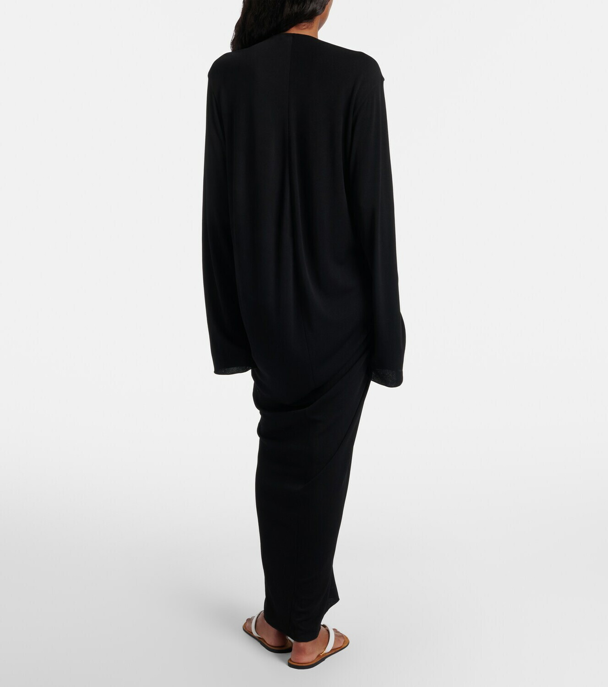 The Row Cassin draped maxi dress