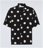Jacquemus La Chemise Jean polka-dot bowling shirt
